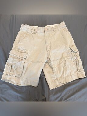 Polo Ralph Lauren Cargo Chino Khaki casual Shorts Mens Sz 35